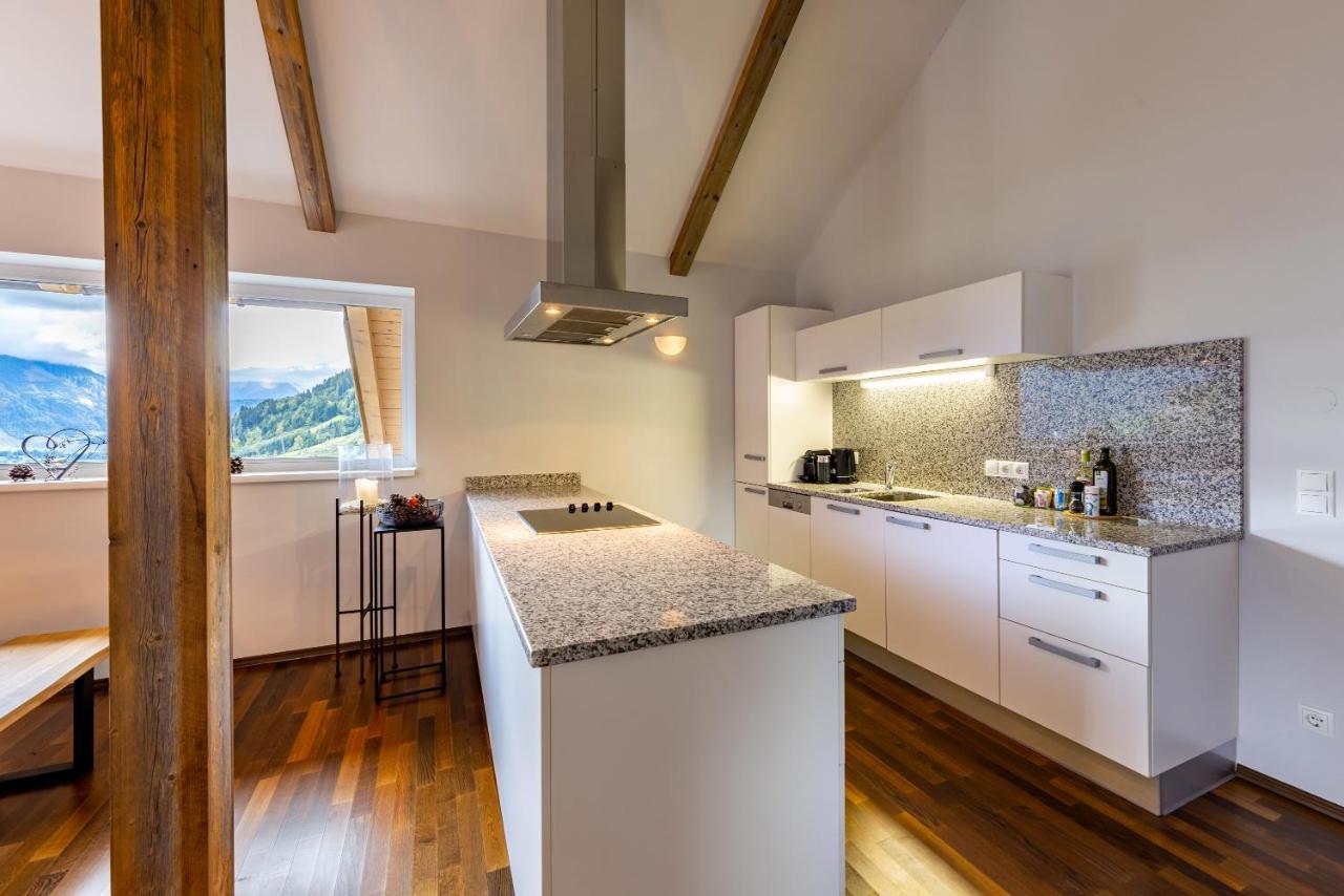 Der Sonnberg Alpinlodges - Apartments Mit Seeblick, Privater Sauna Und Self Check-In Zell am See Eksteriør bilde