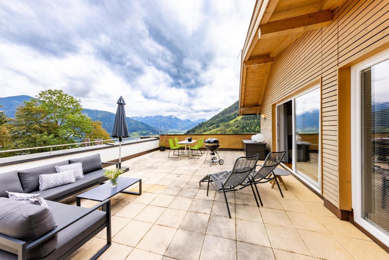 Der Sonnberg Alpinlodges - Apartments Mit Seeblick, Privater Sauna Und Self Check-In Zell am See Eksteriør bilde
