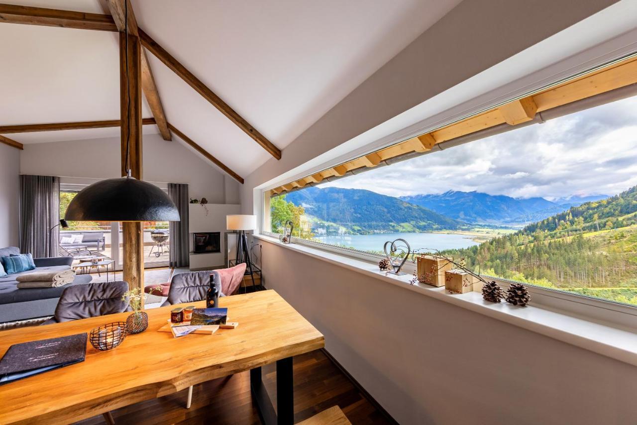 Der Sonnberg Alpinlodges - Apartments Mit Seeblick, Privater Sauna Und Self Check-In Zell am See Eksteriør bilde
