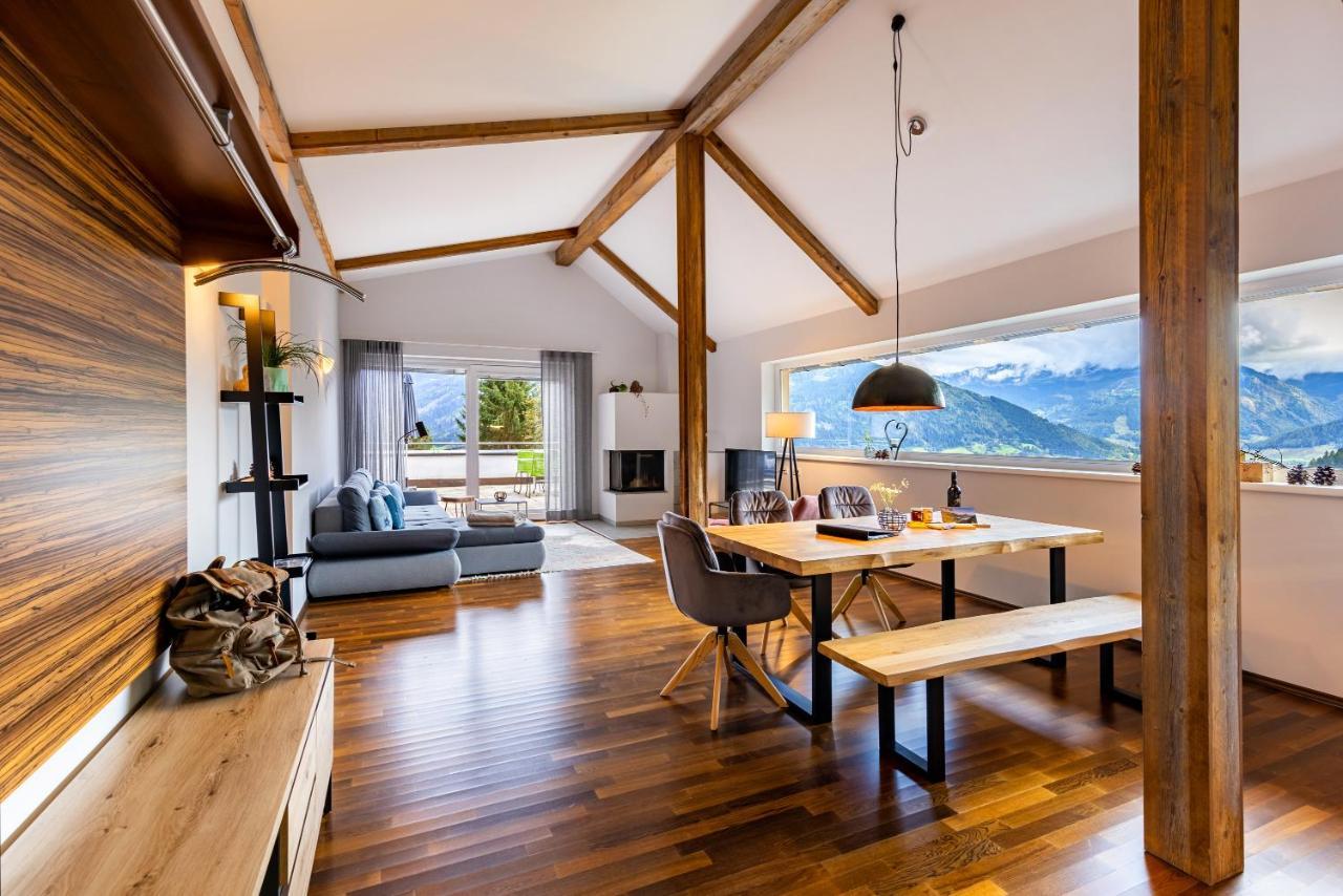 Der Sonnberg Alpinlodges - Apartments Mit Seeblick, Privater Sauna Und Self Check-In Zell am See Eksteriør bilde